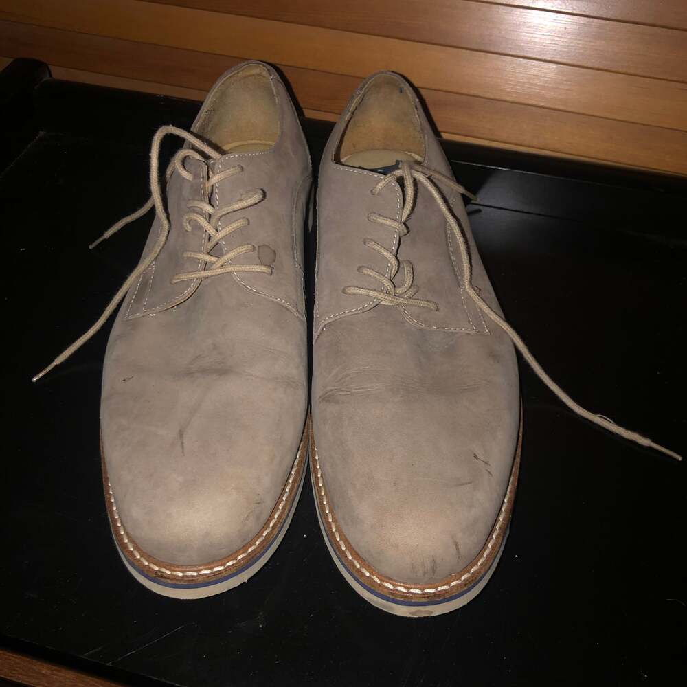 Nordstrom 1901 Suede Plain Toe Derby Shoes
